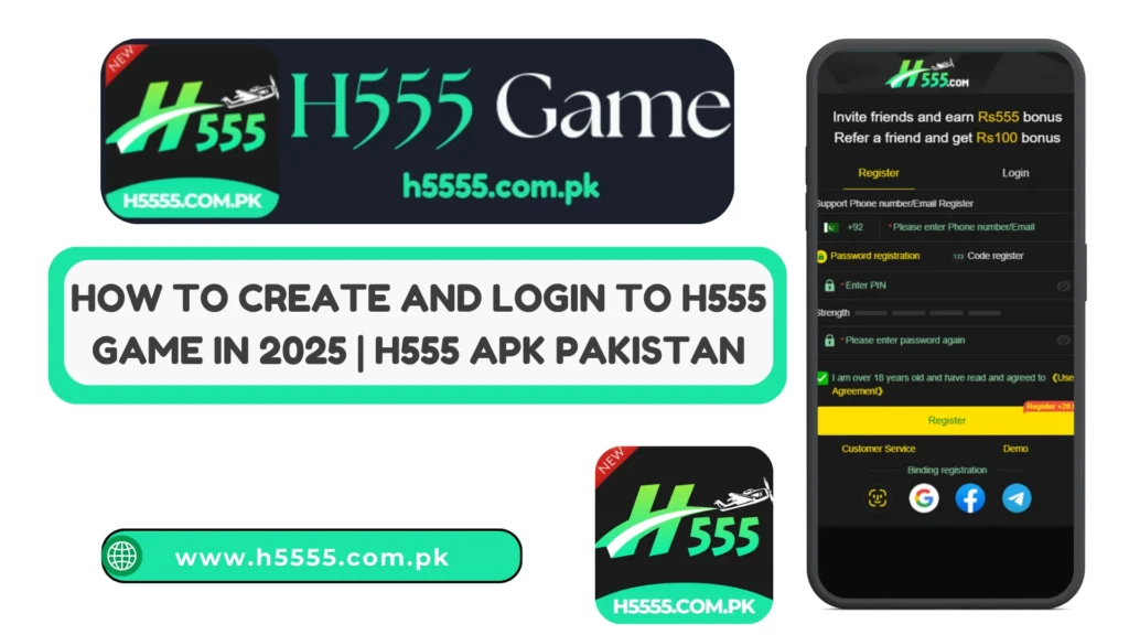 H555 Create and login